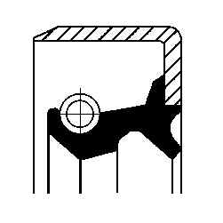 New shaft seal - seal,, manual
