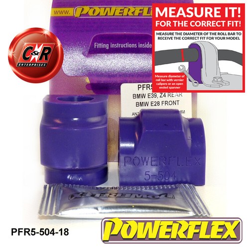 Powerflex rear arb bushes - rear, 18mm
