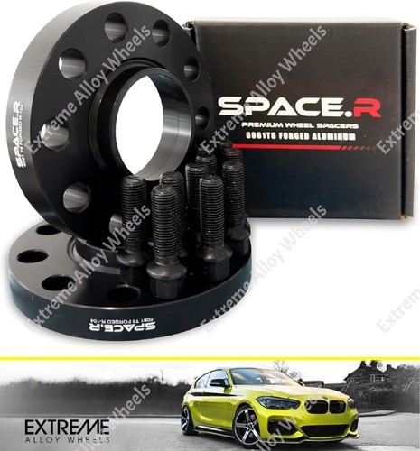 Alloy wheel spacers 12mm - spacers, black
