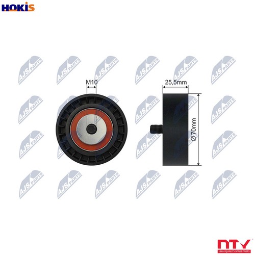 Tensioner pulley vribbed belt - tensioner,