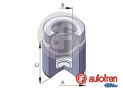 New piston brake caliper - new, for
