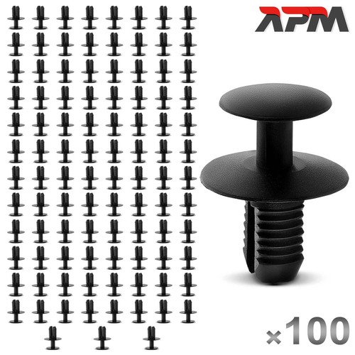 100x fastening clips wheel - 100x,