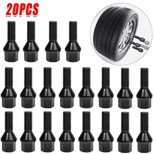 20x black bmw wheel bolts - wheel, for