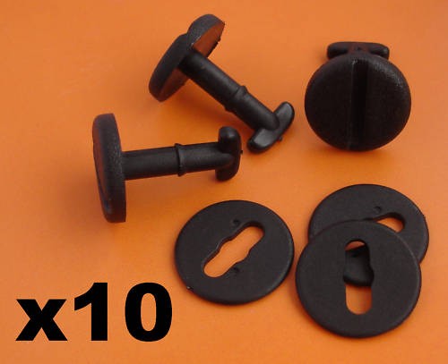 10x bmw floor carpet mat - carpet, clips