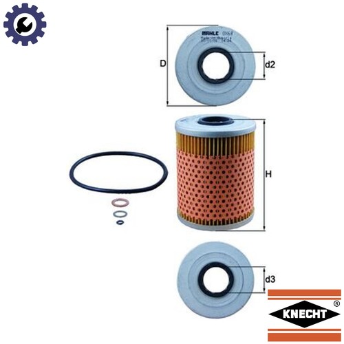 Oil filter 68d for - for, alpina