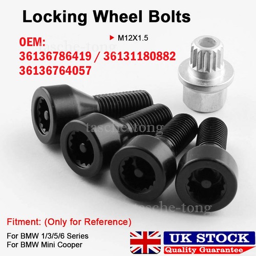 Locking wheel bolts - 5x,