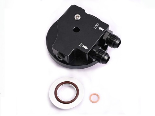 Filter cover adapter - filter, aluminium